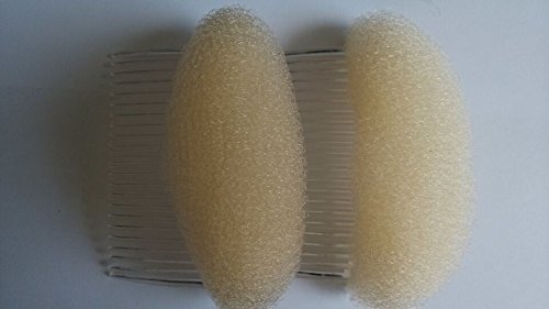 SiChun 2PCS Charming BUMP IT UP Volume Inserts Do Beehive hair styler Insert Tool Hair Comb Black/Brown colors for choose Hot (Beige) Beige,Brown,Black - NewNest Australia