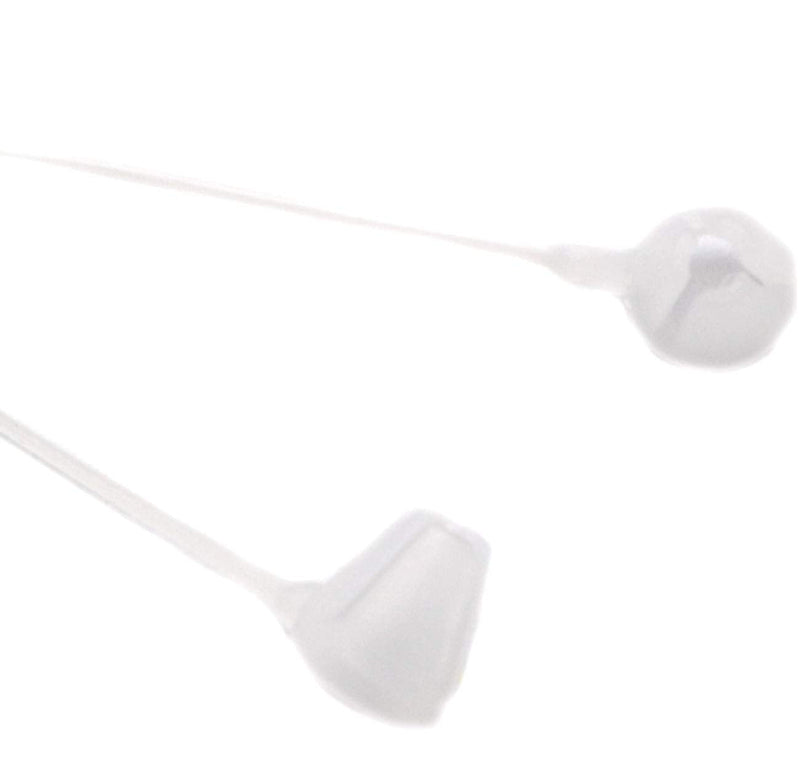 RuiLing 1000pcs 3 Inch 8CM White Snap Lock Pins Security Loop Price Tag Fastener Plastic Tag Ties for Craft Shows - NewNest Australia