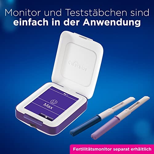 Clearblue Kinderwunsch Fertility Monitor / Cycle Computer Refill Pack, 33 Tests (30 X Ovulation Test/Fertility Test For Women To Determine Ovulation & 3 X Pregnancy Test) - NewNest Australia