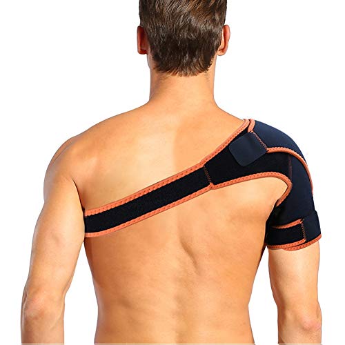 Vgeby Shoulder Brace Adjustable Shoulder Support Brace Strap Shoulder Support Compression Bandage Wrap For Injuries Shoulder Pain Shoulder Dislocation Sports Gym - NewNest Australia