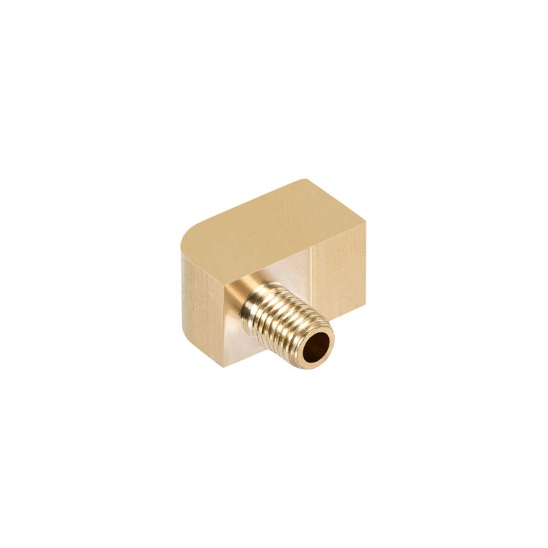 uxcell Brass Pipe Fitting 90 Degree Barstock Street Elbow M6 Male M8 Female Pipe 2pcs - NewNest Australia