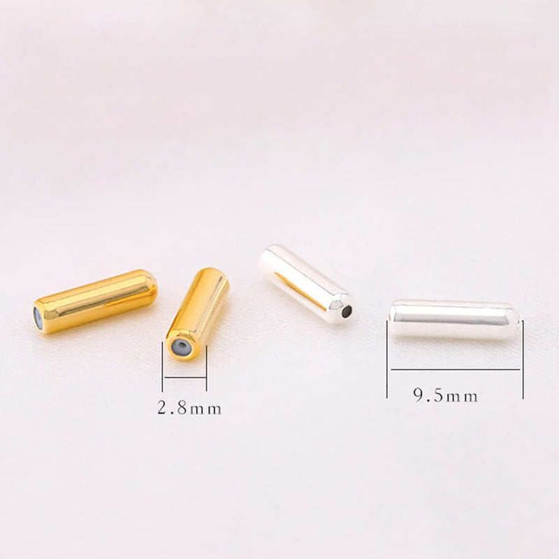 50 Pcs Metal Brooch Pin Stick Backing Lapel Pin End Cap Rubber Stopper for Jewelry DIY Accessories (Gold) gold - NewNest Australia