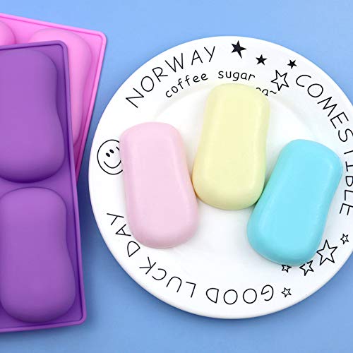 DD-life 2Pcs Oval Silicone Soap Molds, Classic Oval Shaped Molds for Chocolate Jelly Candy Making - NewNest Australia