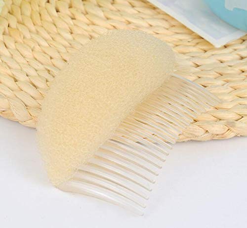 Ericotry 2Pcs Charming Bump It Up Volume Inserts Hair Comb Do Beehive Hair Styler Insert Tool Hair Comb Hot Hair Base Styling Accessories for Women Girls (Beige) - NewNest Australia
