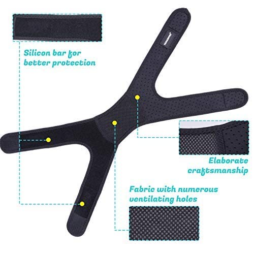 Thx4COPPER Compression Dual Patella Knee Brace for Pain Relief, Adjustable Knee Strap Support for Running, Jumper, Gym Exercise, Arthritis, Tendonitis, Injury Recovery, Joints and Muscles-XXL XXL - NewNest Australia