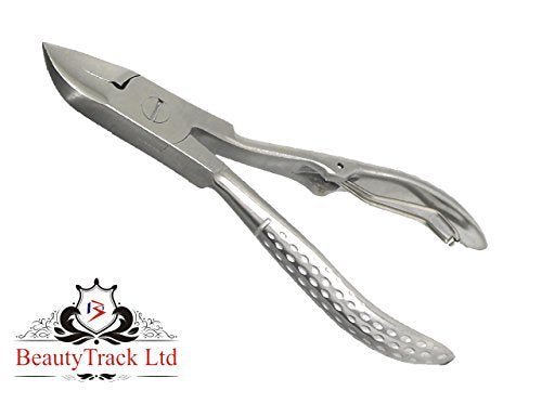 BeautyTrack Thick Toe Nail Cutter 4.5"(11 Cm) Clippers Pedicure Chiropody Podiatry For Thick Nails Solid Stainless Steel Quality Instruments - NewNest Australia