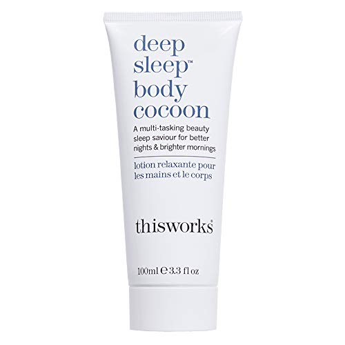 This Works Deep Sleep Body Cocoon: A Nourishing Body Moisturiser With Skin-Soothing Shea Butter, Infused With Relaxing Lavender and Calming Chamomile Essential Oils for a Restful Nights Sleep, 100ml - NewNest Australia