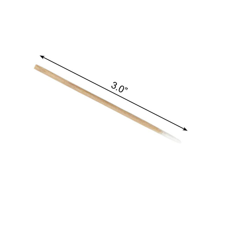400pcs Microblading Cotton Swab with Wood Handle Small Pointed Tip Head for Eyebrow Tattoo Beauty Make-up Color Nail Seam Dedicated Dirty Picking Sticks - NewNest Australia