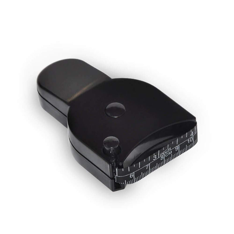 WIN TAPE 80'' 205cm Waist Body Tape Measure with Push Button, Measuring Waist and Arms (Black) Black - NewNest Australia