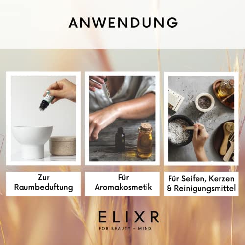 Elixr Essential Oil Set With Lemon Oil, Blood Orange Oil & Lavender Oil - 100% Natural Fragrance Oil Made From Gently Pressed Fruits & Lavender Flowers - Certified Natural Cosmetics From Germany (25 - NewNest Australia