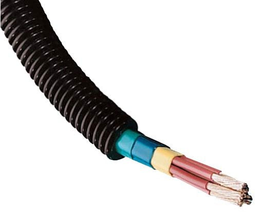 Flexible Polyethylene Wire Loom, 1 1/2 Inch Diameter, 10 Feet, Black - NewNest Australia