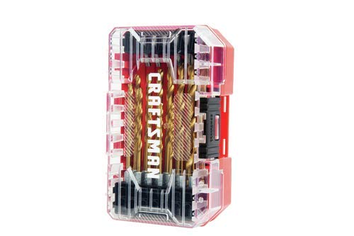 CRAFTSMAN Drill Bit Set/ Screwdriver Set 21-Piece Titanium (CMAM3211) - NewNest Australia