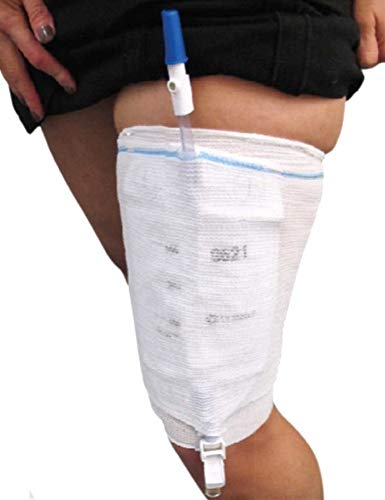 Catheter Leg Bag Holder Cover - Urine Bag Holder Caregiver Comfortable Foley Leg Bag Sleeve Protection, Ultra-Soft & Breathable (XL) XL - NewNest Australia