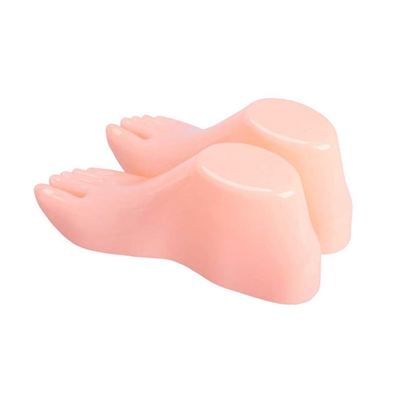 1 Pair Plastic Foot Model Tools Shoes Support for Ankle-High Shoes Display (Fleshtone) Fleshtone - NewNest Australia