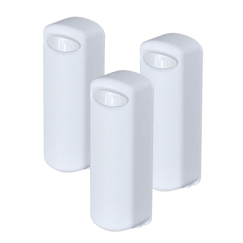 Ecolight 3-inch Drawer Light - 3-Pack, Battery Operated, Tap on/Off - 10 Lumen - 4000K, 30,000 Hour Rated Lamp Life - White Finish - NewNest Australia