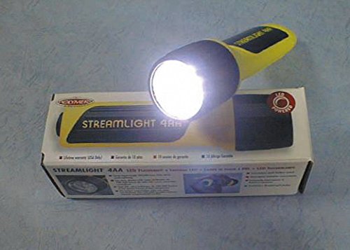 Streamlight 68201 4AA ProPolymer LED Flashlight with White LEDs, Yellow - 67 Lumens Box Packaging 4xAA Battery - NewNest Australia