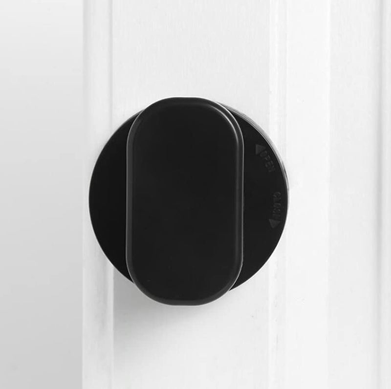 Mini Powerful Suction Cup Glass Mirror Door Handle Bathtub Shower Handle Kitchen Drawer Handle Suction Cup Bathroom Door Refrigerator Nonporous Sucker (Black) Black - NewNest Australia