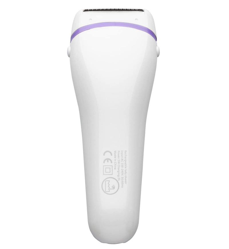 Electric Lady Shaver Bikini Trimmer, Wet & Dry Rechargeable Cordless Painless Electric Razor for Women, LED Display Razor for Legs Underarms (Purple) Purple - NewNest Australia