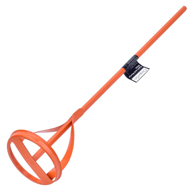 Paint & Mortar Mixer| 16" L, 3" Dia Compound, Sealer, Grout, Thinset, Plaster, Mud, Cement Mixer Stirring Paddle -Professional Paint Mixer Attachment-Zinc Plated Steel (Style# 01) Style# 01 - NewNest Australia
