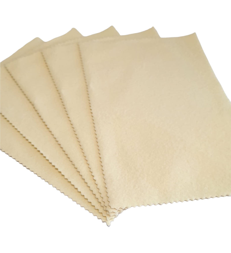 Sunshine Polishing Cloth for Sterling Silver, Gold, Brass and Copper Jewelry 5" x 7.5" - NewNest Australia