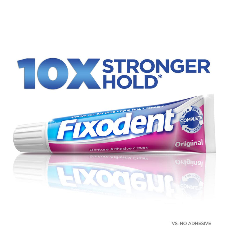 Fixodent Complete Original Denture Adhesive Cream, 2.4 oz TWIN - NewNest Australia