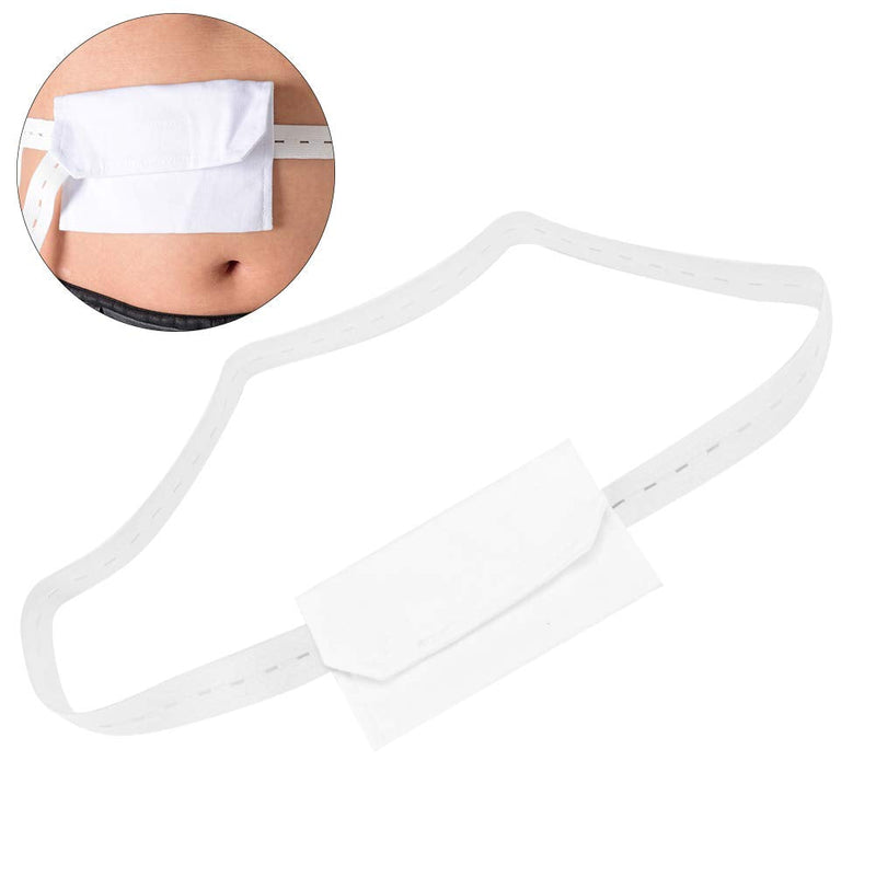 Peritoneal Dialysis Belt Holder Catheter Waist Belt Adjustable Button-Type Peritoneal Dialysis Catheter Belt Peritoneal Tube Protection for Home Protection(White) White - NewNest Australia