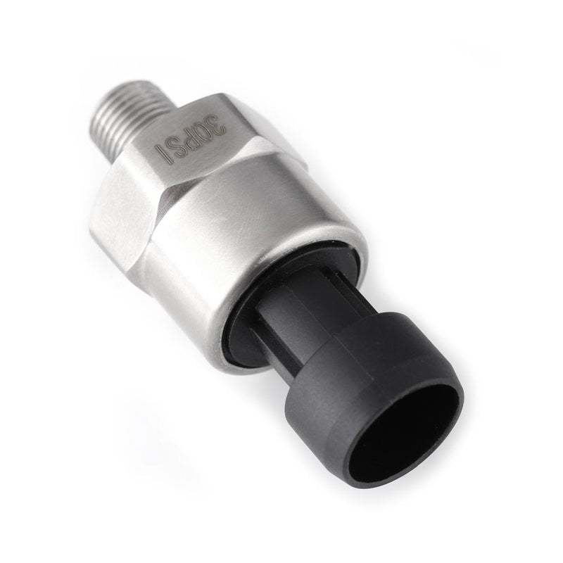 Pressure Transducer Sender Sensor Stainless Steel for Oil Fuel Air Water 1/8"-27 NPT. (30PSI) 30 PSI - NewNest Australia