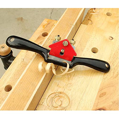 Anndason Adjustable SpokeShave with Flat Base and Metal Blade Wood Working Wood Craft Hand Tool with 4 PCS Planer Blade Style 2 - NewNest Australia