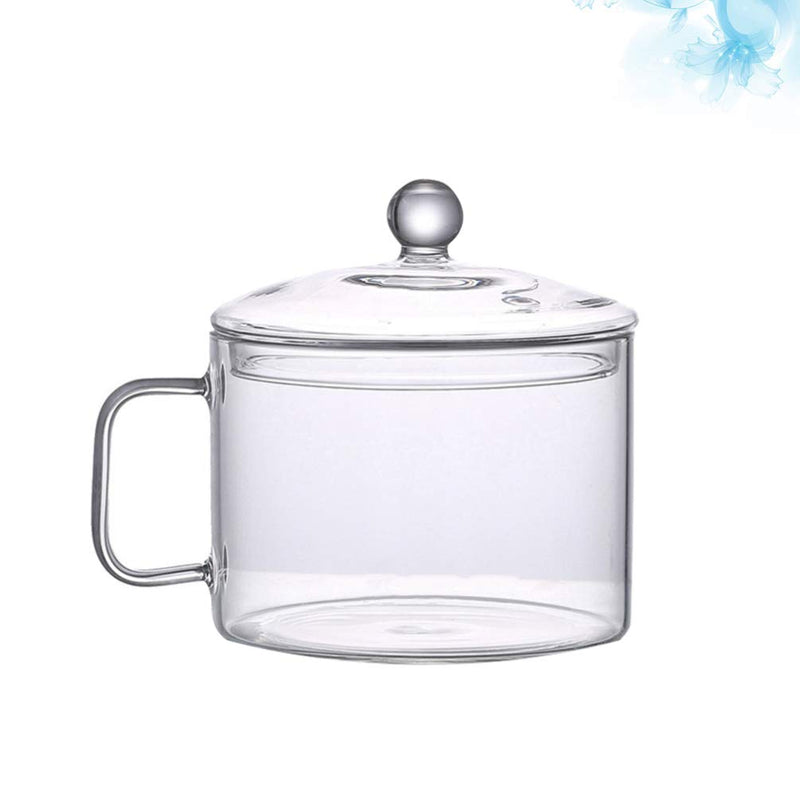 UPKOCH Clear Glass Cooking Pot Heat Resistant Stovetop Pot Cooking Saucepan Multi-Function Stew Pot for Home Kitchen Restaurant - NewNest Australia