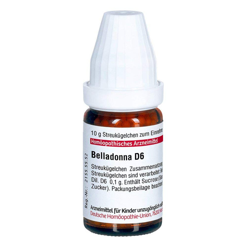 DHU Belladonna D6 sprinkle beads, 10 g globules - NewNest Australia