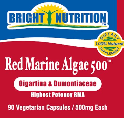 Red Marine Algae 500 - Gigartina & Dumontacea - 90 VCaps/500mg - NewNest Australia