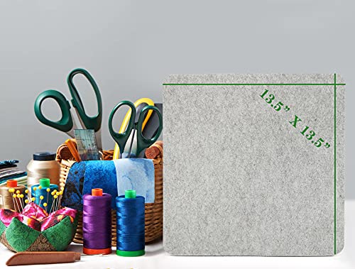 Tidy Monster 13.5''x13.5'' Wool Pressing Mat for Quilting, 100% Wool from New Zealand, Portable Felted Wool Ironing Mat 13.5''x13.5'' - NewNest Australia