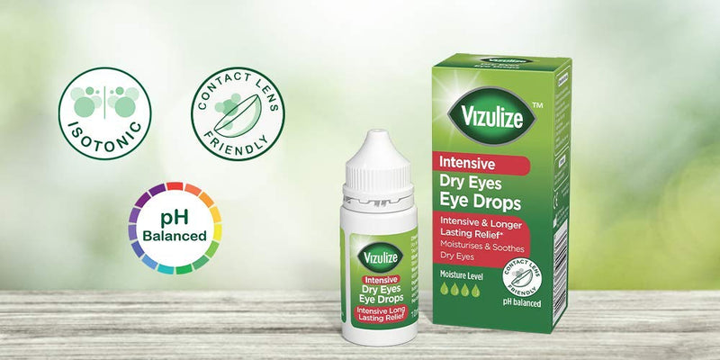 Vizulize Intensive Dry Eye Drop 10ml for Intensive and Longer Lasting Relief - NewNest Australia