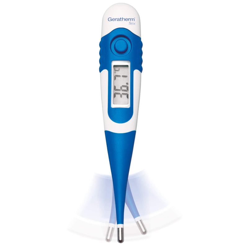 Geratherm Fever Thermometer Baby Flex / Digital Fever Thermometer With Flexible Tip / Thermometer Baby And Children Fever Thermometer / Digital Thermometer - Blue - NewNest Australia