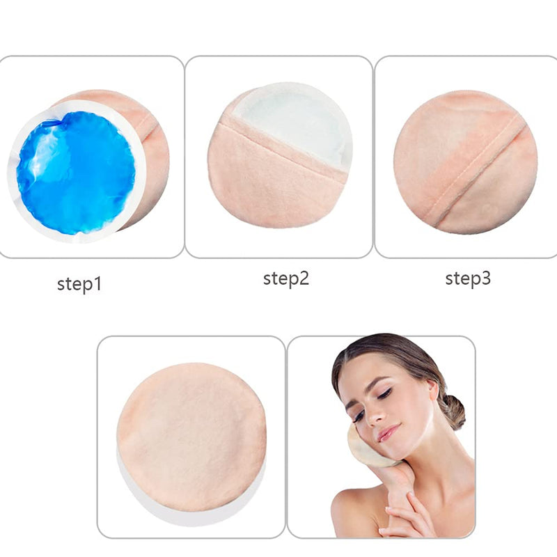 Small Gel Ice Packs 5 Pcs Flexible Reusable Cooling Pad w/ Cloth Backing Heat or Ice Therapy Hot Cold Pack for Tired Eyes, Breastfeeding, Wisdom Teeth, Kids Injuries, Sinus Relief, Muscle & Joint Pain 4'' x 4''-5 Packs - NewNest Australia