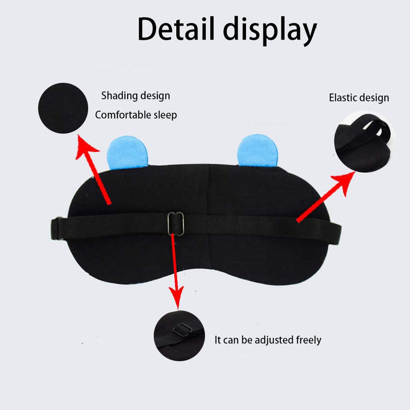 4 Pack Cute Sleeping Eye Masks, Soft Fluffy Sleeping Eye Masks Resting Eye Masks Travel Sleeping Eye Masks Kids Boys Girls Ladies Men Universal Daydream Sleeping Masks Cartoon Eye Masks 4 Pieces - NewNest Australia