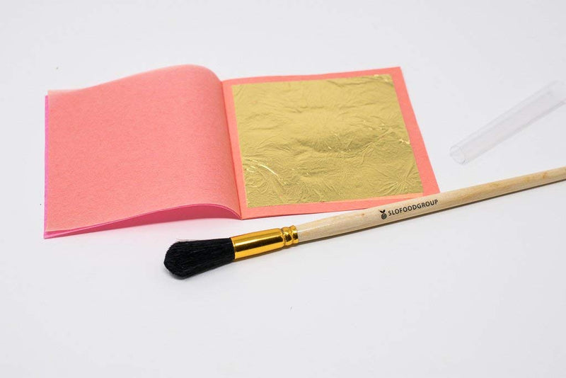 Slofoodgroup Gilding Brush, Gold Duster Brush Round Oval (Size 2) - NewNest Australia