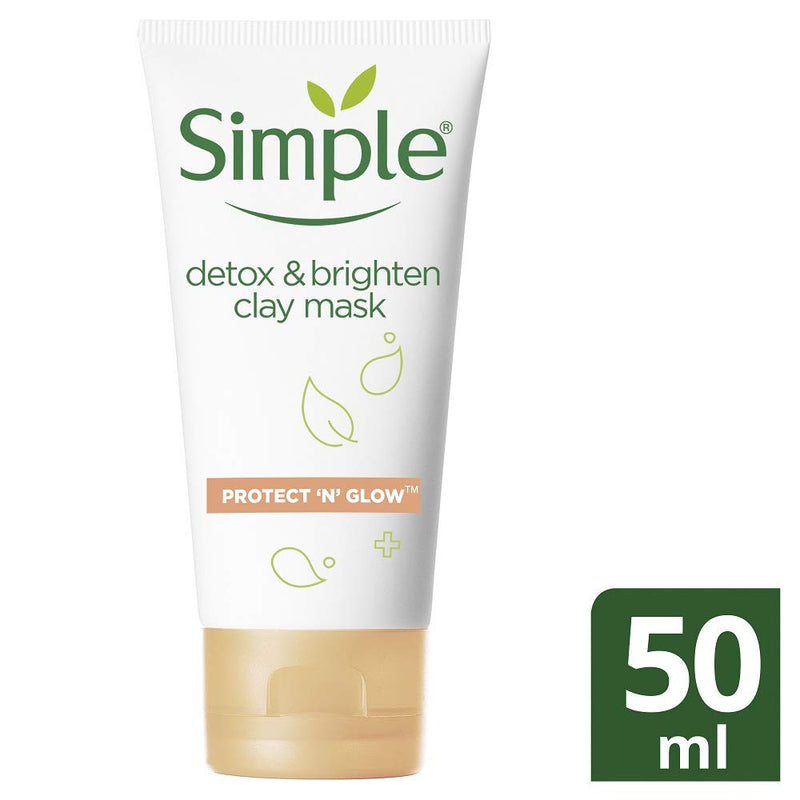 Simple Protect 'N' Glow Detox & Brighten Clay Mask 50 ml - NewNest Australia