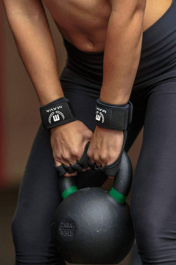Cross Training Gloves with Wrist Support for WODs,Gym Workout,Weightlifting & Fitness-Silicone Padding, No Calluses-Suits Men & Women-Weight Lifting Gloves for a Strong Grip Black Medium - NewNest Australia