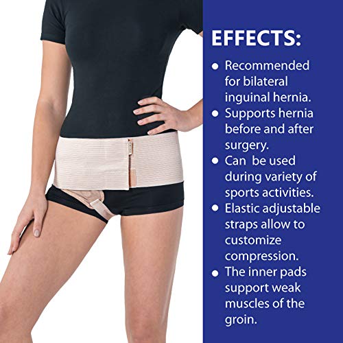 Hernia Inguinal Hernia Belt Support for Reducible Inguinal Hernia Hernia Truss Right Small Black - NewNest Australia