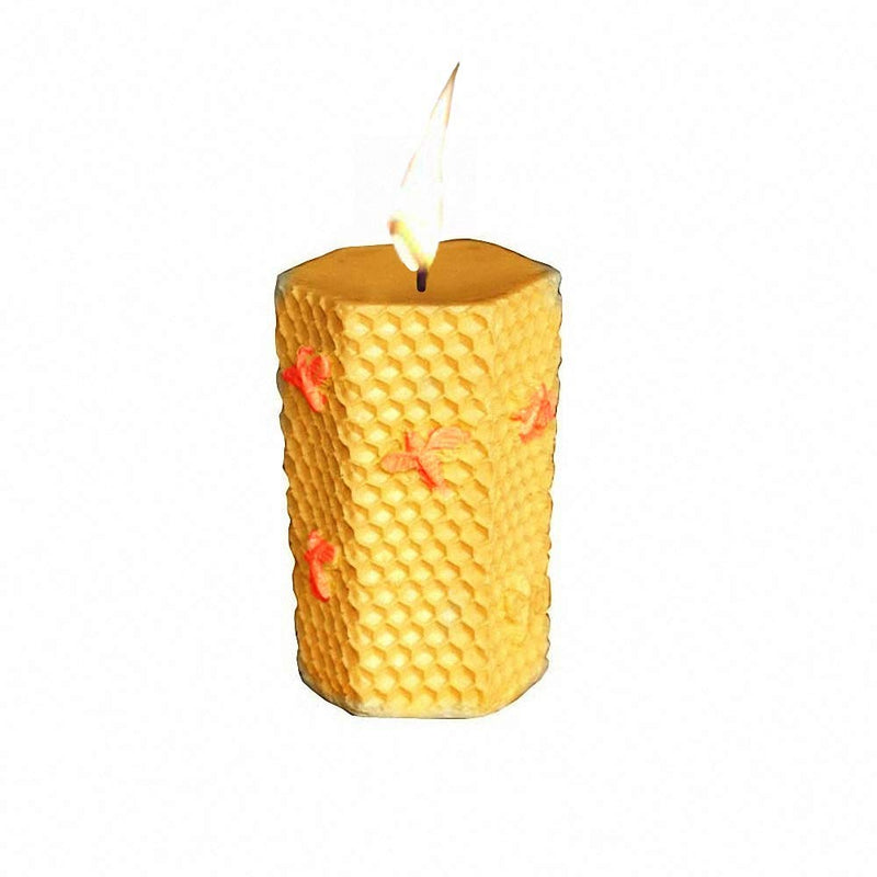 Fewo 2 Pack 3D Bee Honeycomb Candle Molds Beehive Silicone Mold for Homemade Beeswax Candle Soap Hand Lotion Bars Crayon Wax Melt Hives Candle Making Supplies - NewNest Australia