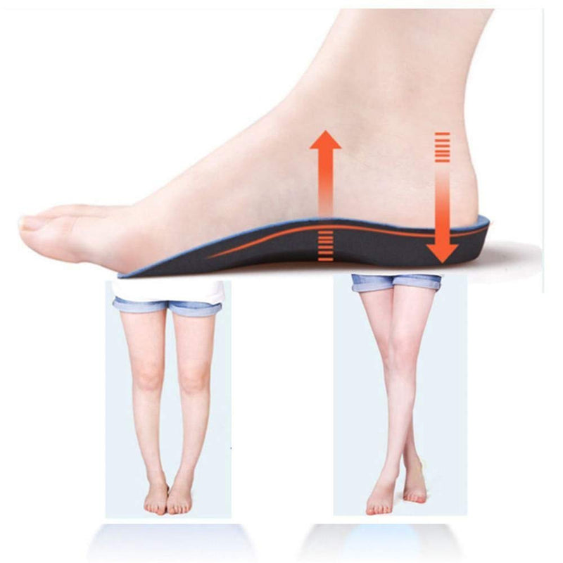 Orthotic Insole Arch Support Insoles Orthotic Inserts 3/4 Length Flat Feet Insoles Shoe Inserts Comfort Cushioning for Men Women Over-Pronation,Plantar Fasciitis, Heel Pain (S 5-6.5) S 5-6.5 - NewNest Australia