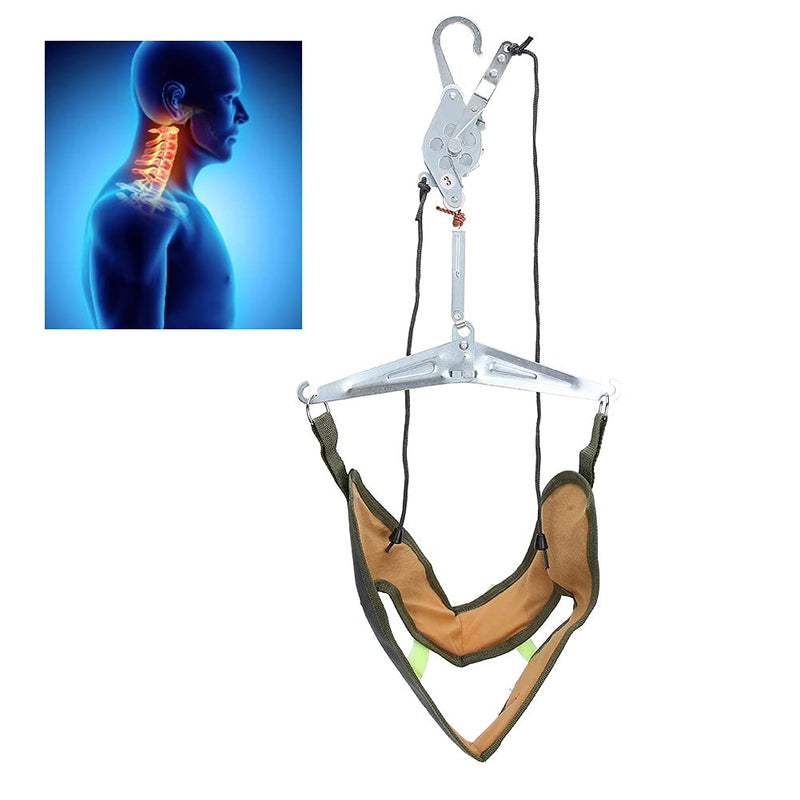 Focket Cervical Spine Traction Device, Neck Support Hammock Household Cervical Spine Tractor, Neck Support Fixation Traction Device Cervical Spine Traction Kit Back Stretcher, Practice - NewNest Australia