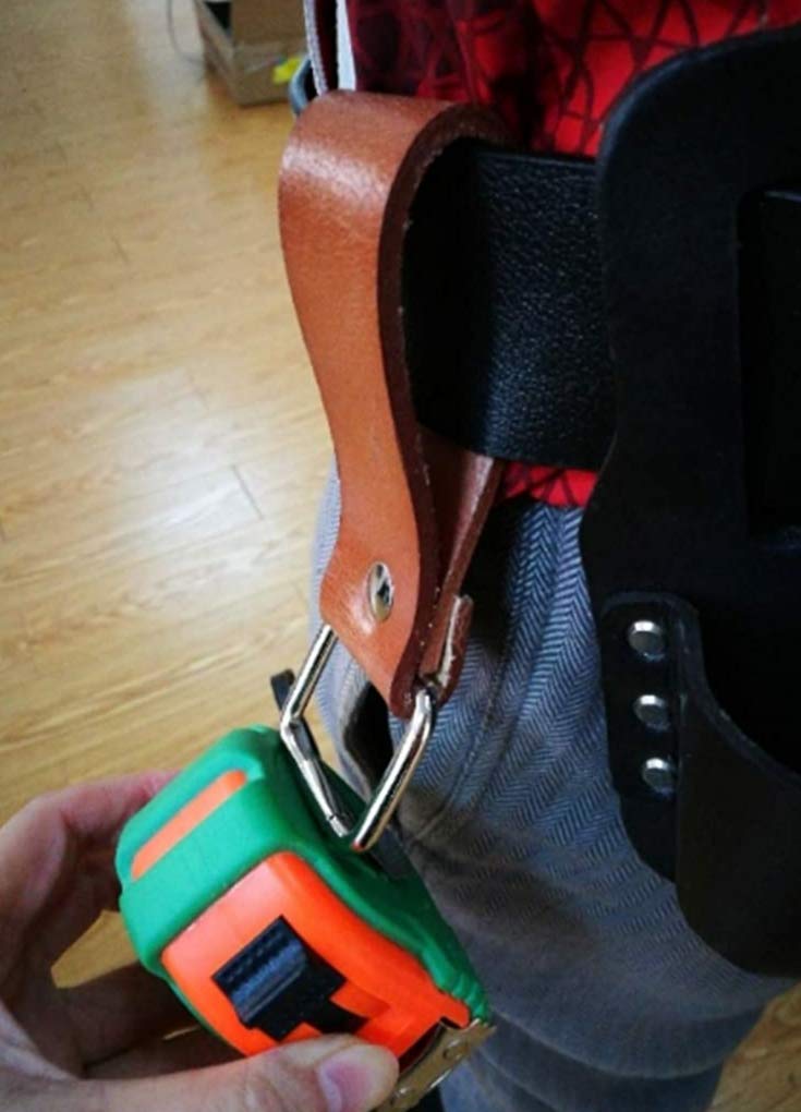 Tape Measure Holder Leather Belt Clip Drill Impact Tool Holster Heavy Duty Multitool - NewNest Australia