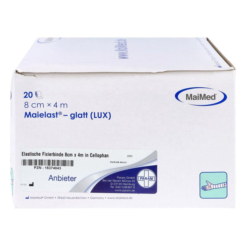 Elastic fixing bandage 8 cmx4 m in cellophane 20 pieces - NewNest Australia