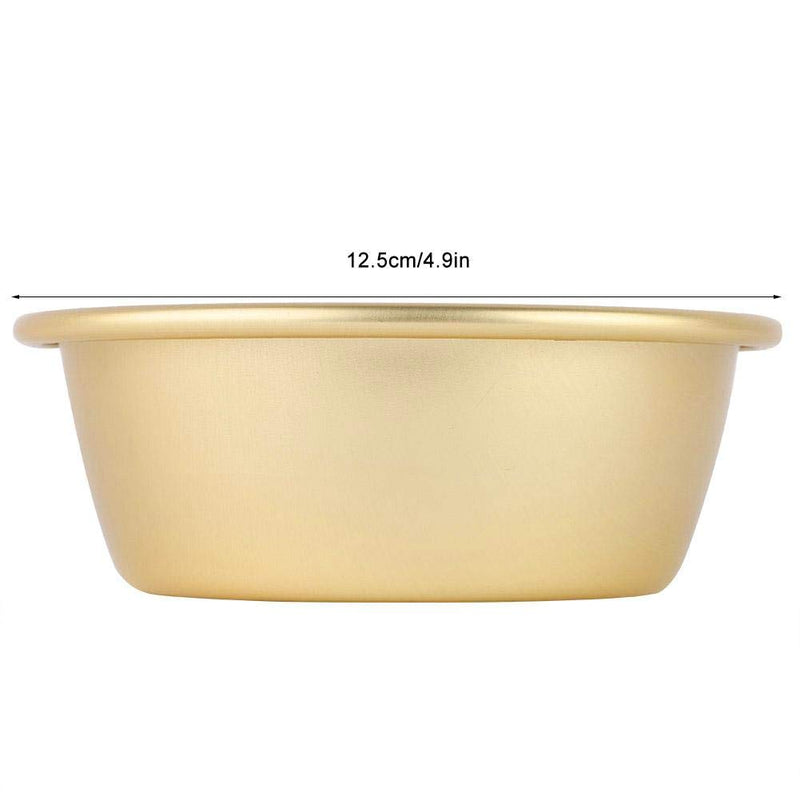 Creative Gold Soup Pot Aluminum Alloy Non-stick Milk Pot Stockpot Cooker Salad Instant Noodle Bowl Kitchen Cooking Tools (12.5 ¡Á 12.5 ¡Á 4cm ) 12.5 ¡Á 12.5 ¡Á 4cm - NewNest Australia