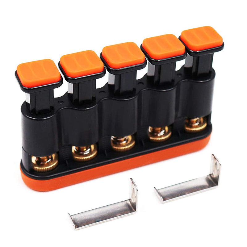 DILIMI Finger Strengthener,Guitar Beginner Exercier,Finger Trainer,Hand Grip Strength Trainer for Athletes,Musicians & Physical Therapy Orange - NewNest Australia