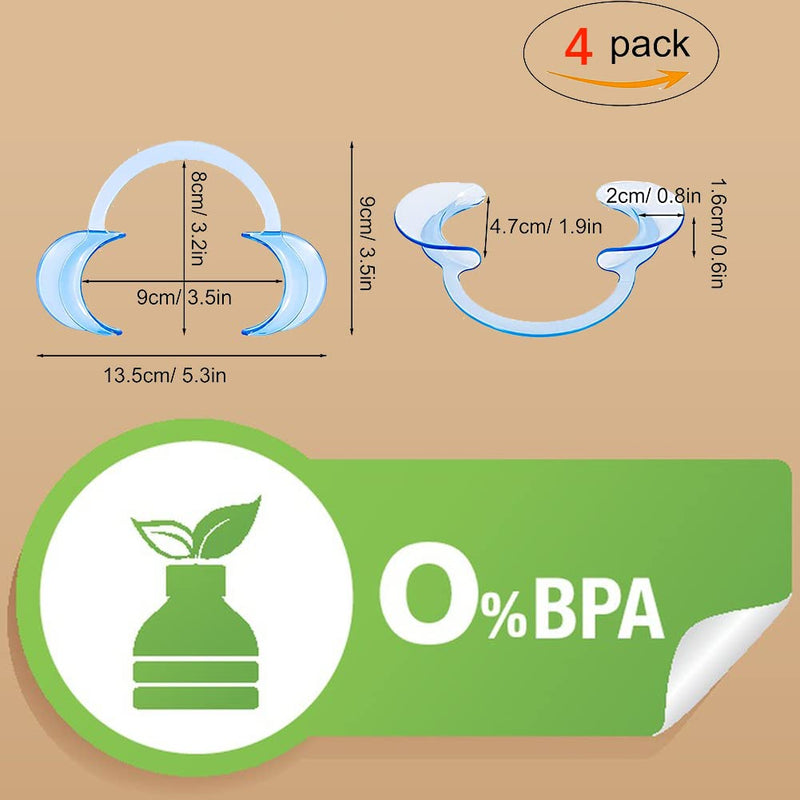 C-shape mouth opener, dental C-shape mouth opener, mouth opener challenge, cheek holder, mouth corner holder, for oral examination, treatment, teeth whitening - NewNest Australia