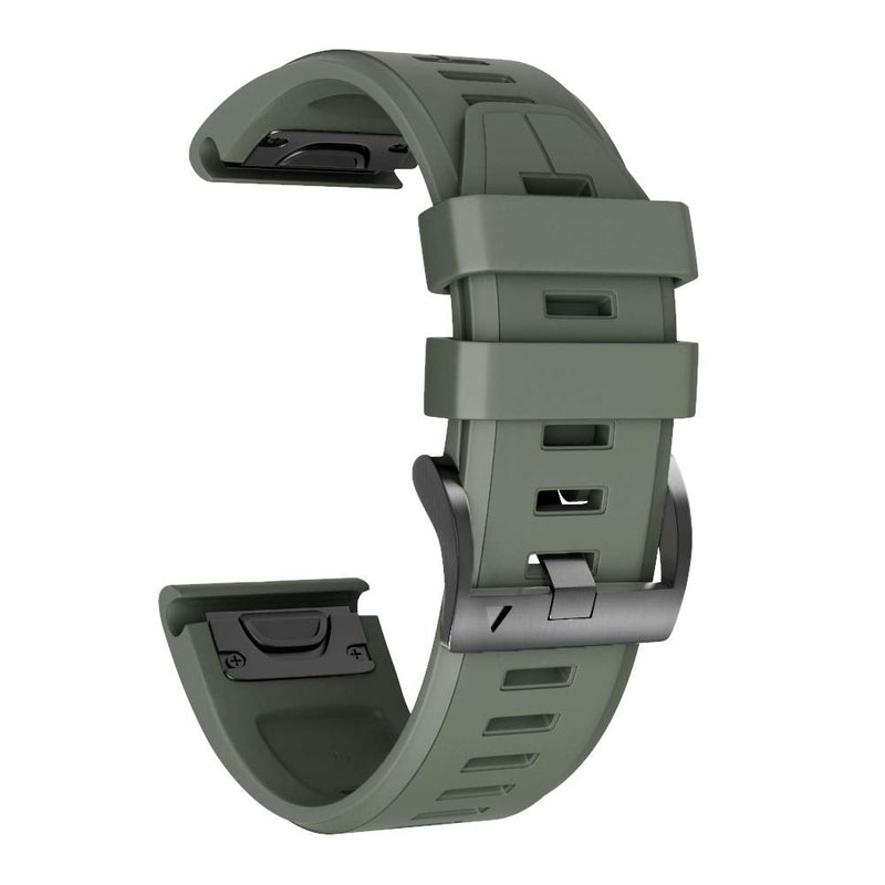 ANCOOL Compatible with Garmin Fenix 5X Plus Band 26mm Easy Fit Silicone Watch Strap Wristbands Replacement for Fenix 7X/Fenix 6X Pro/Fenix 6X/D2 Delta PX/Tactix Delta/Descent Mk2 (Pack of 4) 4PCS Pack - NewNest Australia