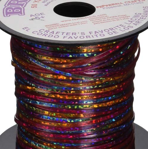Pepperell RBS5011 Tie Dye Rexlace Plastic Lacing, 0.938" by 33 yd, Red - NewNest Australia